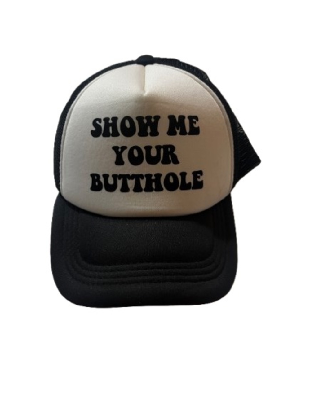 Black and White Trucker Hat